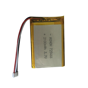 3.7V  725466-2100mAh物聯網環境監測儀電池